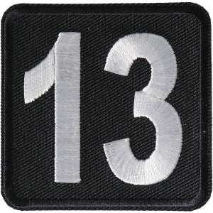 13 Patch Black and White Square