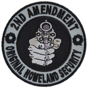 2nd Amendment Original Homeland Security Gun Patch