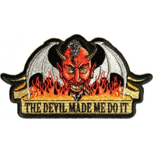 Devil Made Me Do It Small Patch