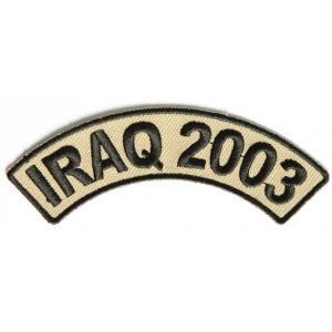 Iraq 2003 Rocker Patch