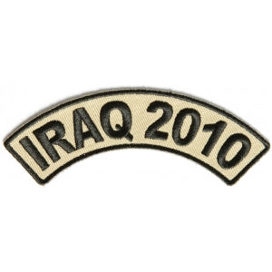 Iraq 2010 Rocker Patch