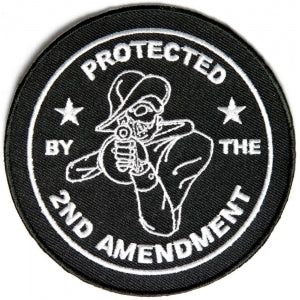 Protected By The 2nd Amendment Tommy Skull Patch