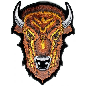 Buffalo Patch Large Brown