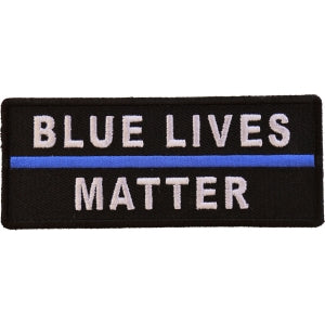 Blue Lives Matter Patch with Blue Line