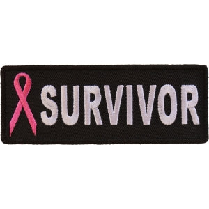 Breast Cancer Survivor Pink Ribbon Patch