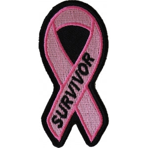 Breast Cancer Survivor Pink Ribbon Patch