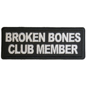 Broken Bones Club Member Biker Patch