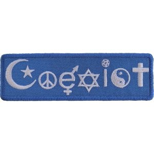 Coexist Iron on Morale Patch