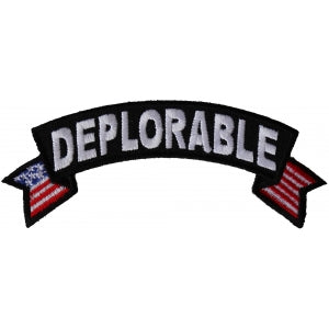 Deplorable Small Flag Rocker Patch