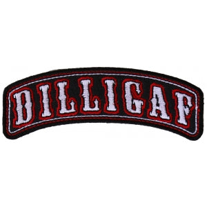 Dilligaf Rocker Small Biker Patch