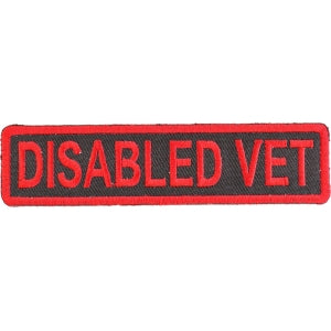 Disabled Vet Patch