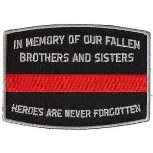 Fallen Firefighter Memorial Patch