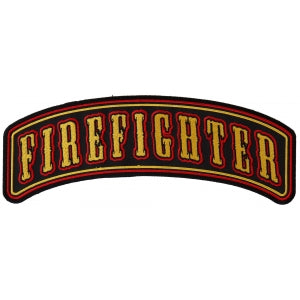 Firefighter Rocker Large Patch