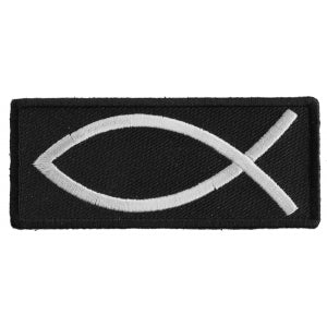 Christian Symbol Fish Sign Patch