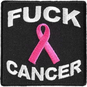 Fuck Cancer Naughty Iron on Patch