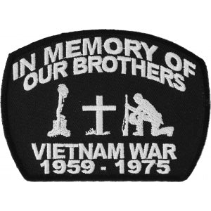 In Memory Of Our Brothers Vietnam War Patch