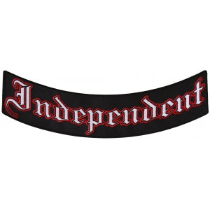 Independent Biker Lower Rocker Patch