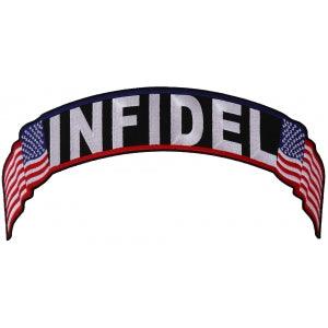 Infidel US Flag Rocker Patch