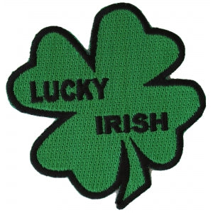 Lucky Irish Shamrock Iron on Patch