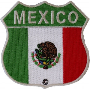 Mexico Shield Flag Patch