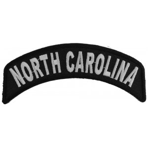 North Carolina Patch Iron on State Rocker