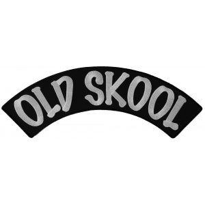 Old Skool Large Rocker Patch