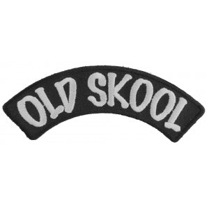 Old Skool Small Rocker Biker Patch