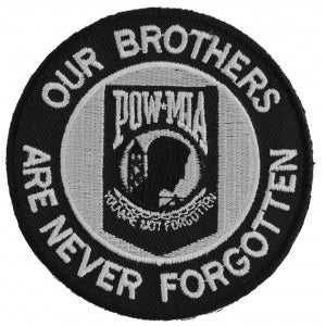 Our Brothers Are Never Forgotten Patch Small