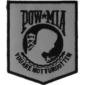 POW MIA Reflective Patch