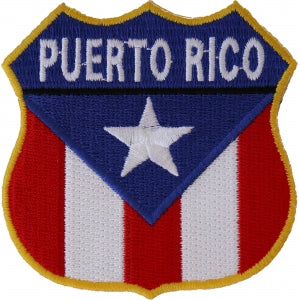 Puerto Rico Shield Flag Patch