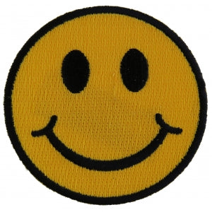 Smiley Face Funny Iron on Patch