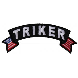 Triker Small Flag Rocker Biker Patch