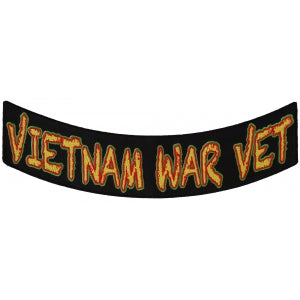 Vietnam War Vet Lower Rocker Patch