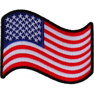 Waving US Flag Patch