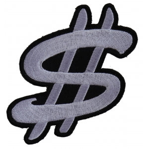 Dollar Sign Iron on Novelty Patch